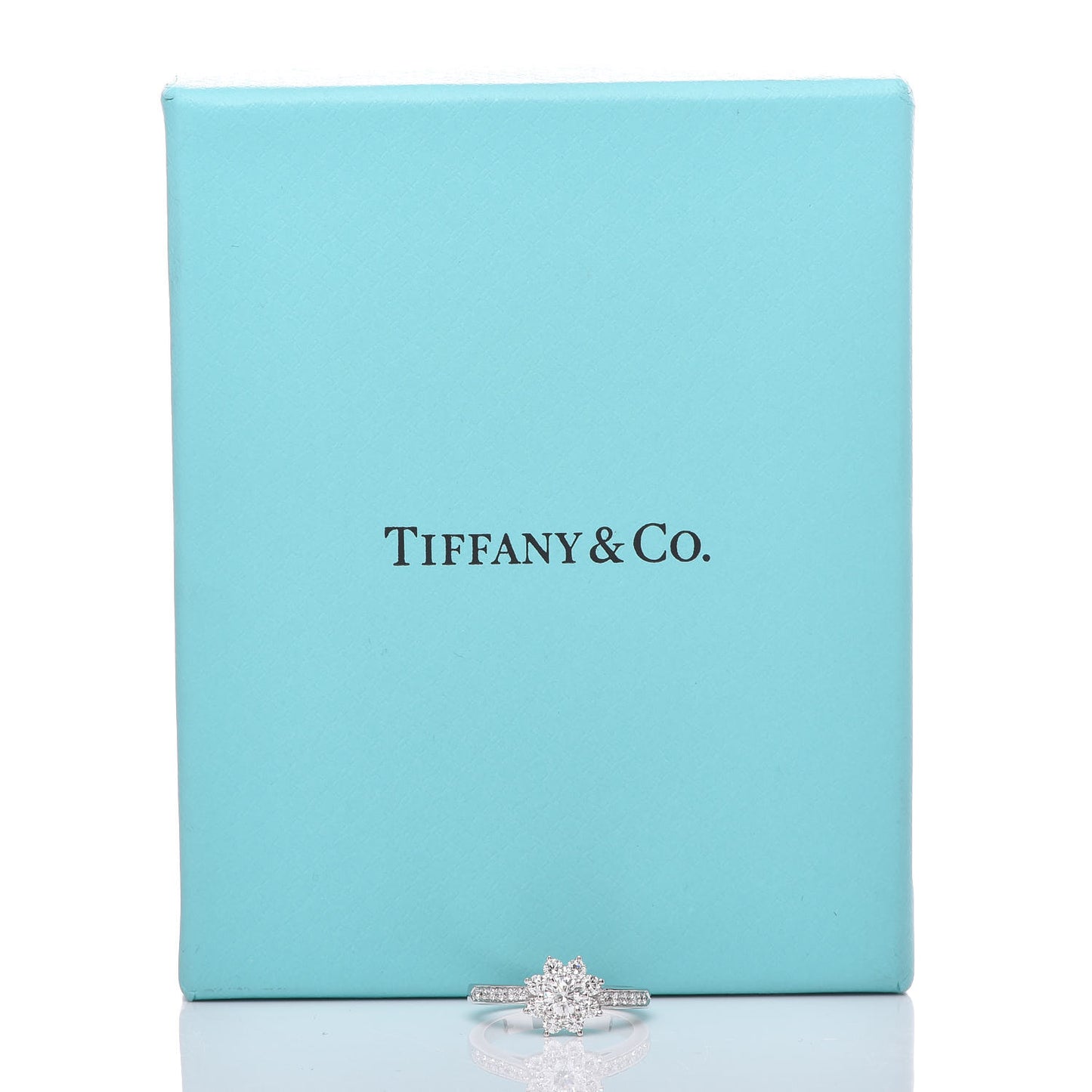 Platinum Diamond Flora Ring 48 4.5