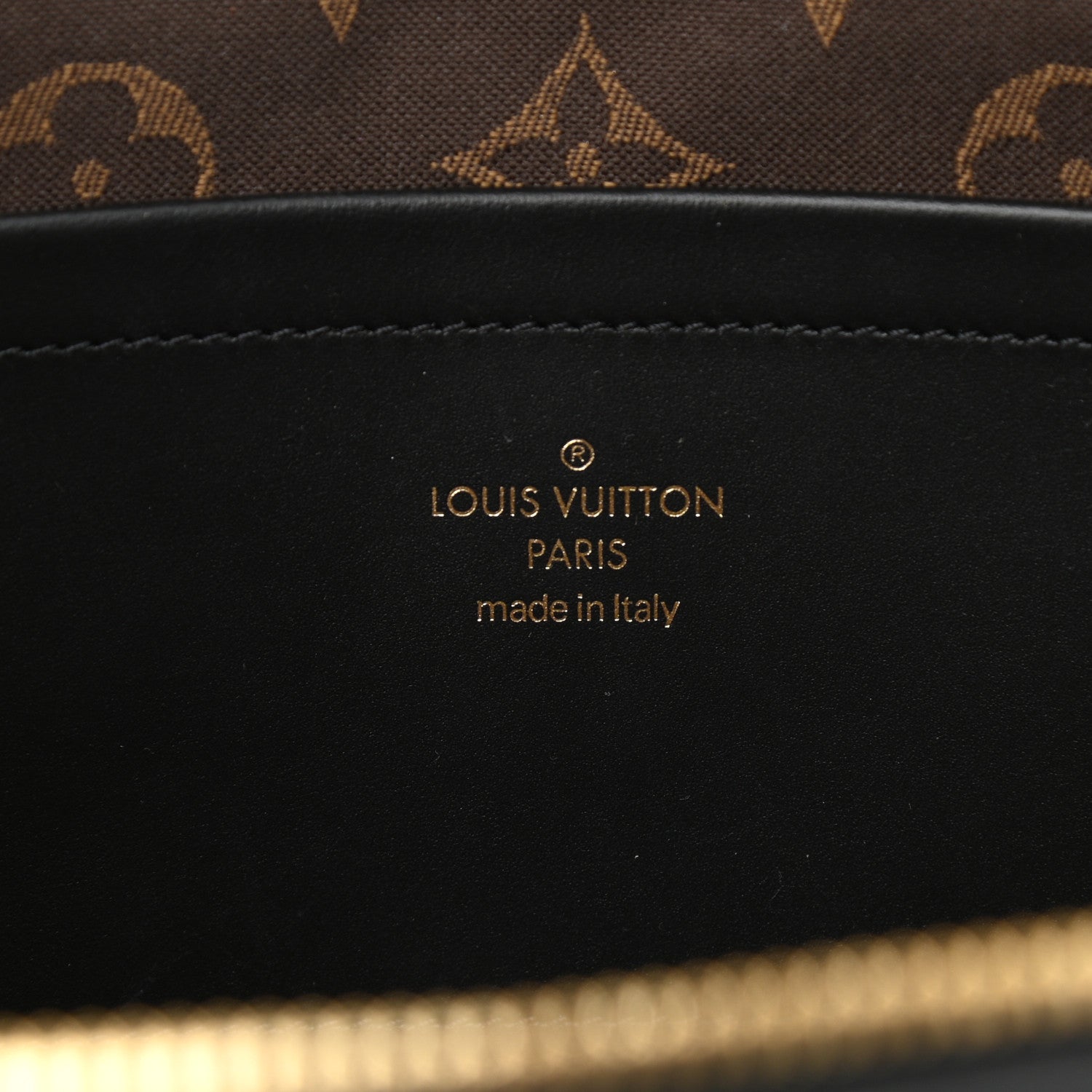 Louis Vuitton Calfskin Monogram Embossed Utility Crossbody Black 6 of 9