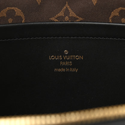 Louis Vuitton Calfskin Monogram Embossed Utility Crossbody Black 6 of 9