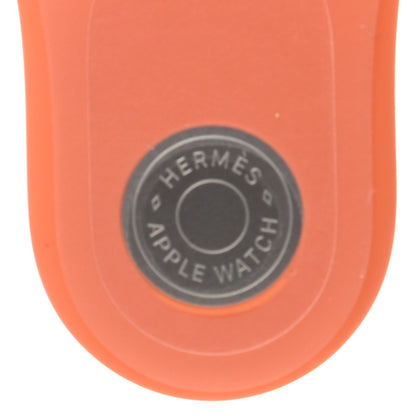 Hermes Silicone Apple Sports Watch Single Tour Band Orange 5 of 5