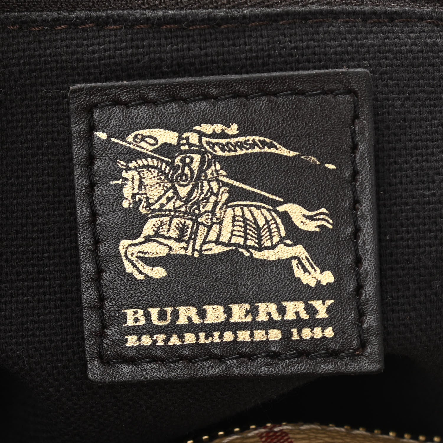 Burberry Haymarket Check Crossbody Black 7 of 8