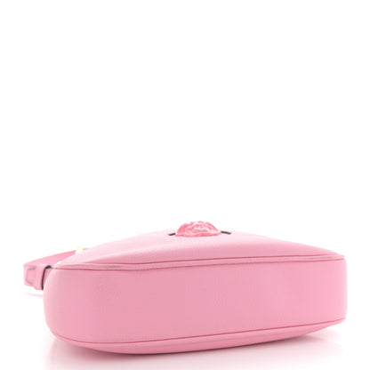 Versace Calfskin La Medusa Small Hobo Crossbody Pink 4 of 11