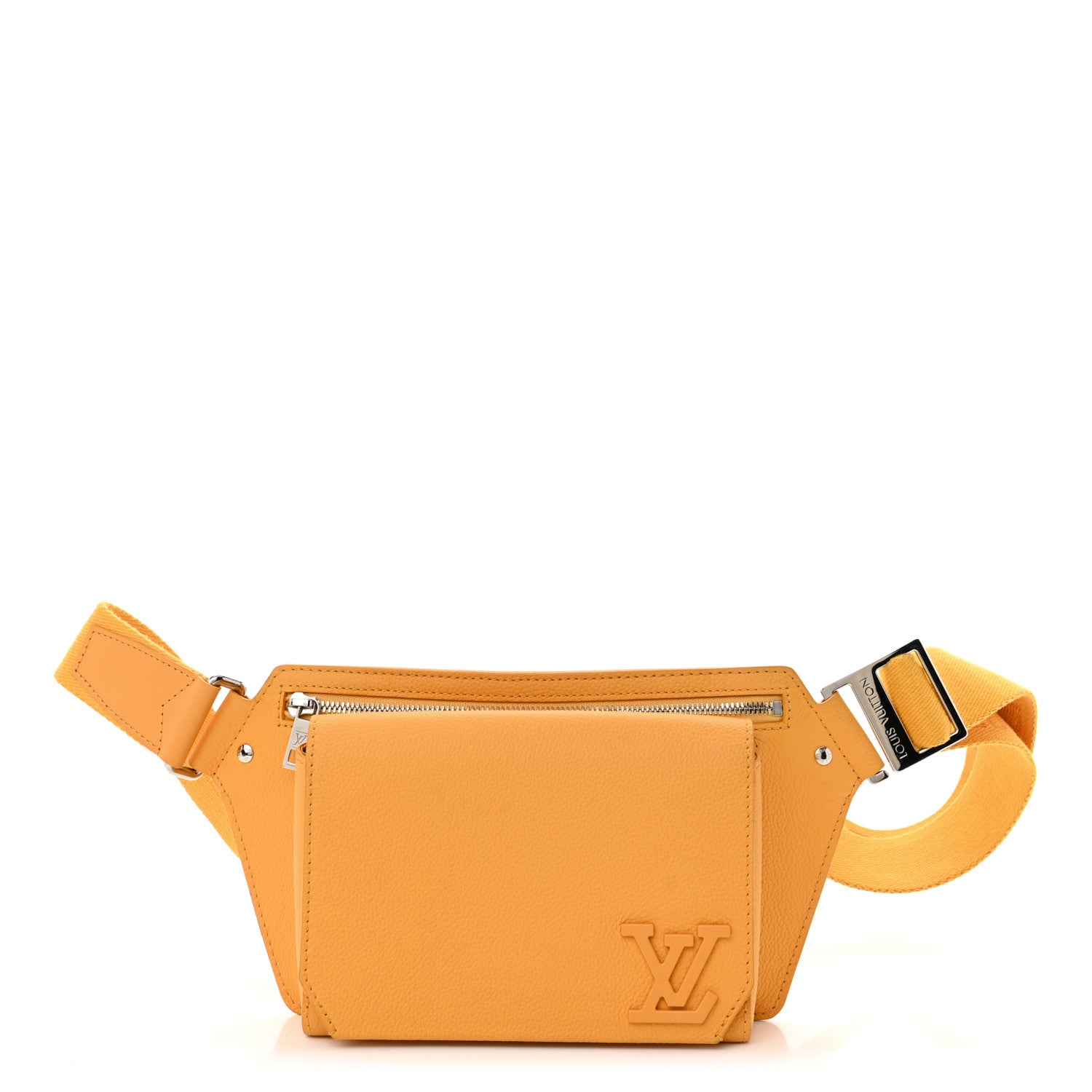 Louis Vuitton Grained Calfskin Aerogram Takeoff Sling Safran Yellow 1 of 10