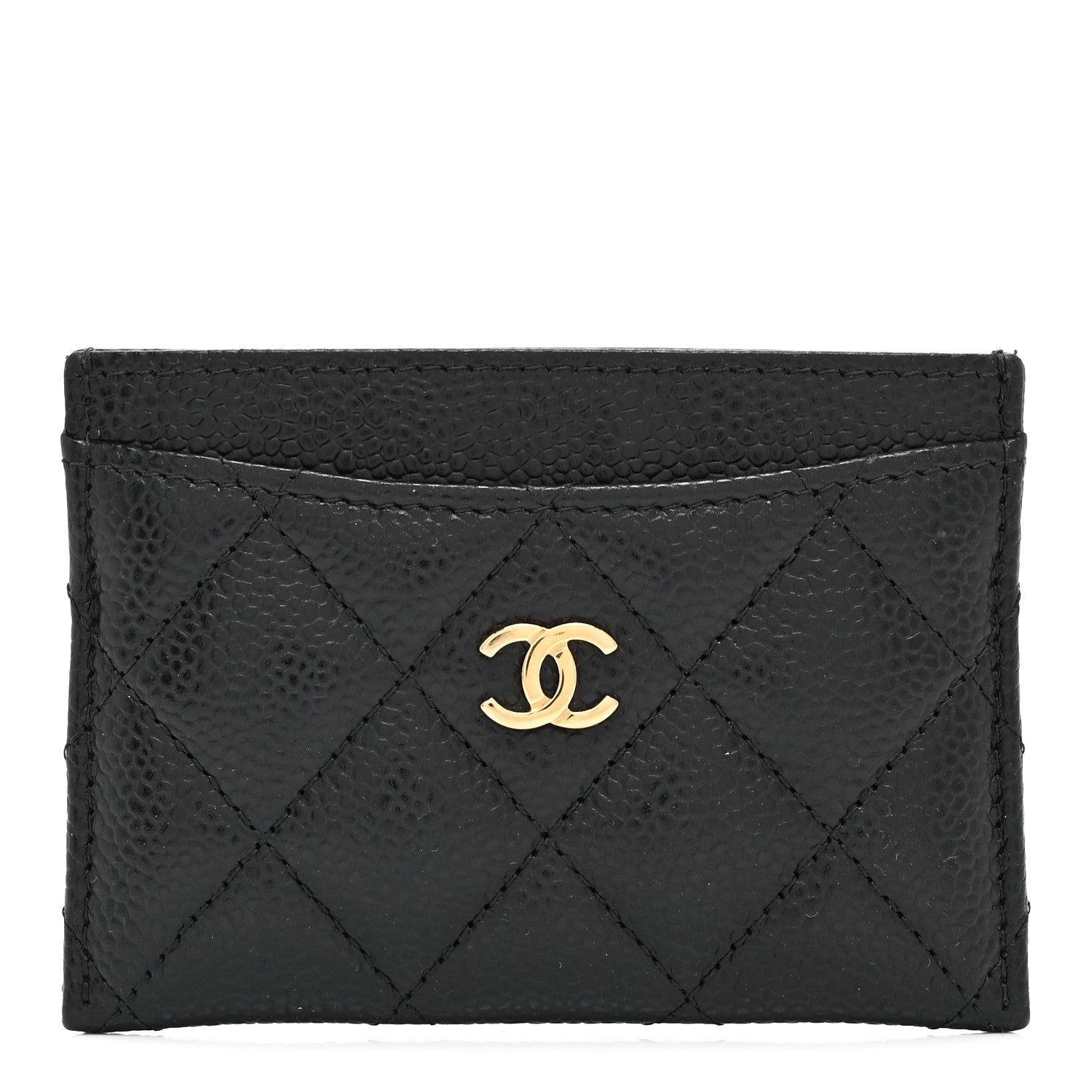 Chanel Caviar Quilted Card Holder Black 1 of 8