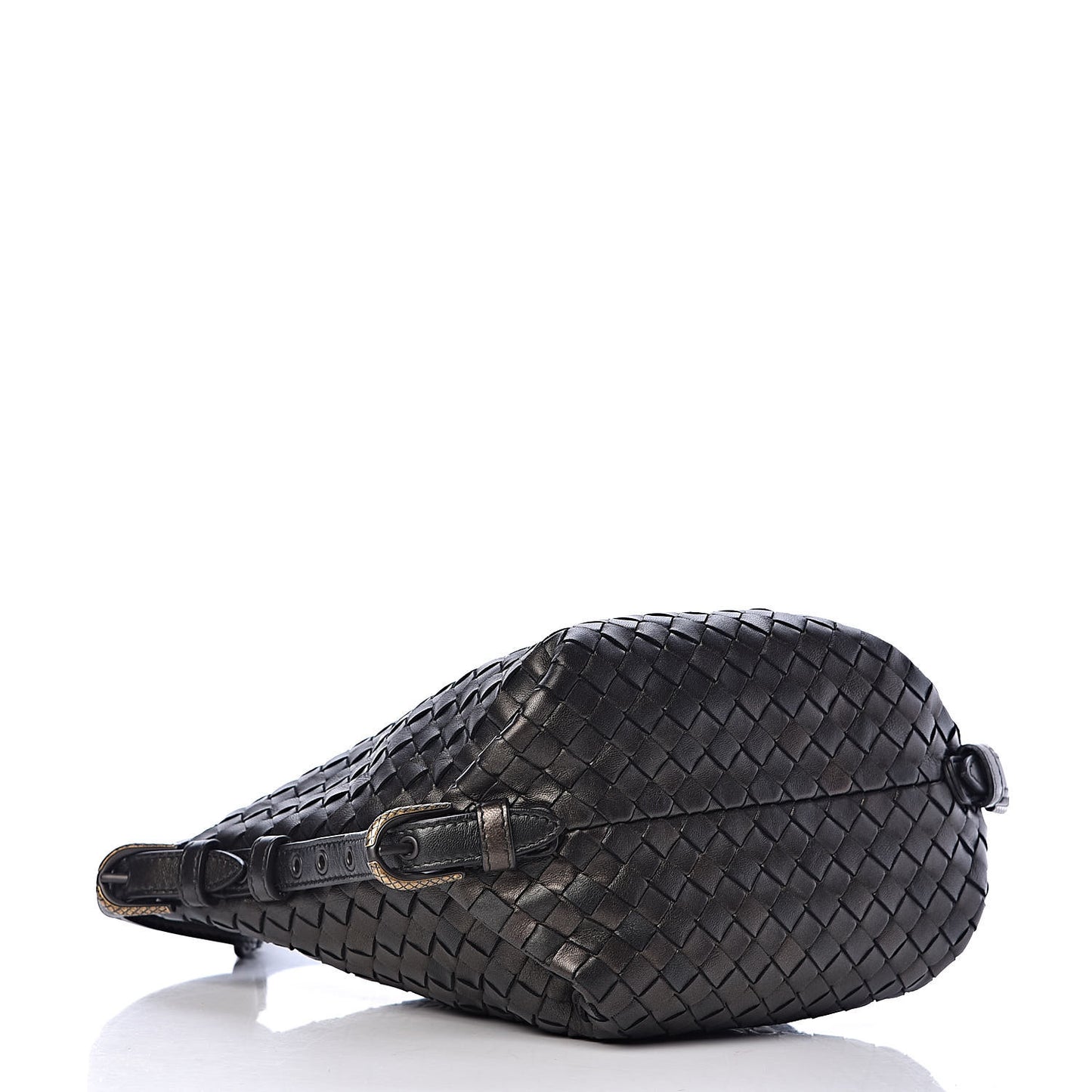 Nappa Intrecciato Small Osaka Dark Bronze