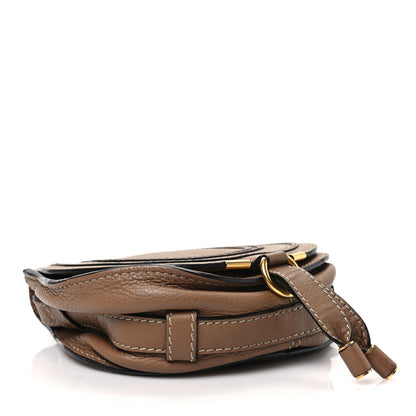 Chloe Calfskin Mini Marcie Round Crossbody Bag Nut 3 of 6