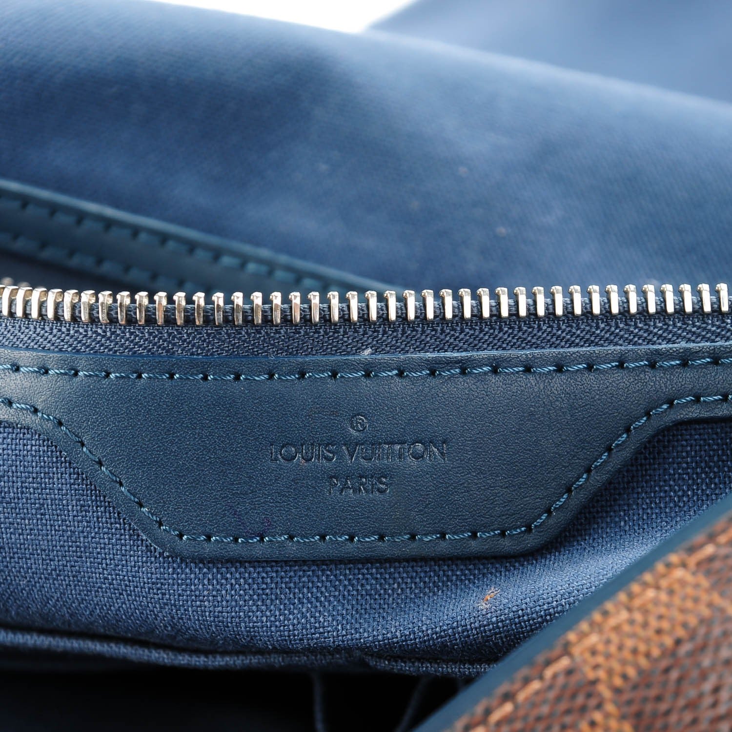 Louis Vuitton Damier Ebene Sprinter MM Cobalt 6 of 9