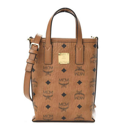 MCM Visetos Essential Crossbody Bag Cognac 1 of 9