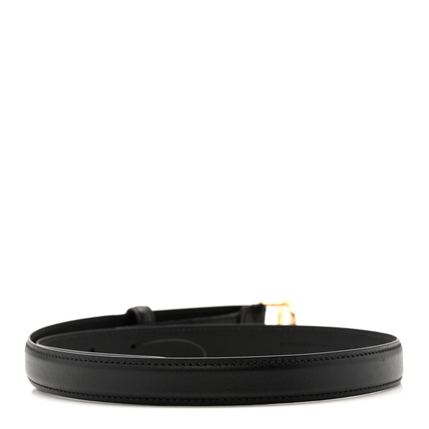 Ciny Lux Calfskin Blondie 20mm Belt 70 28 Black