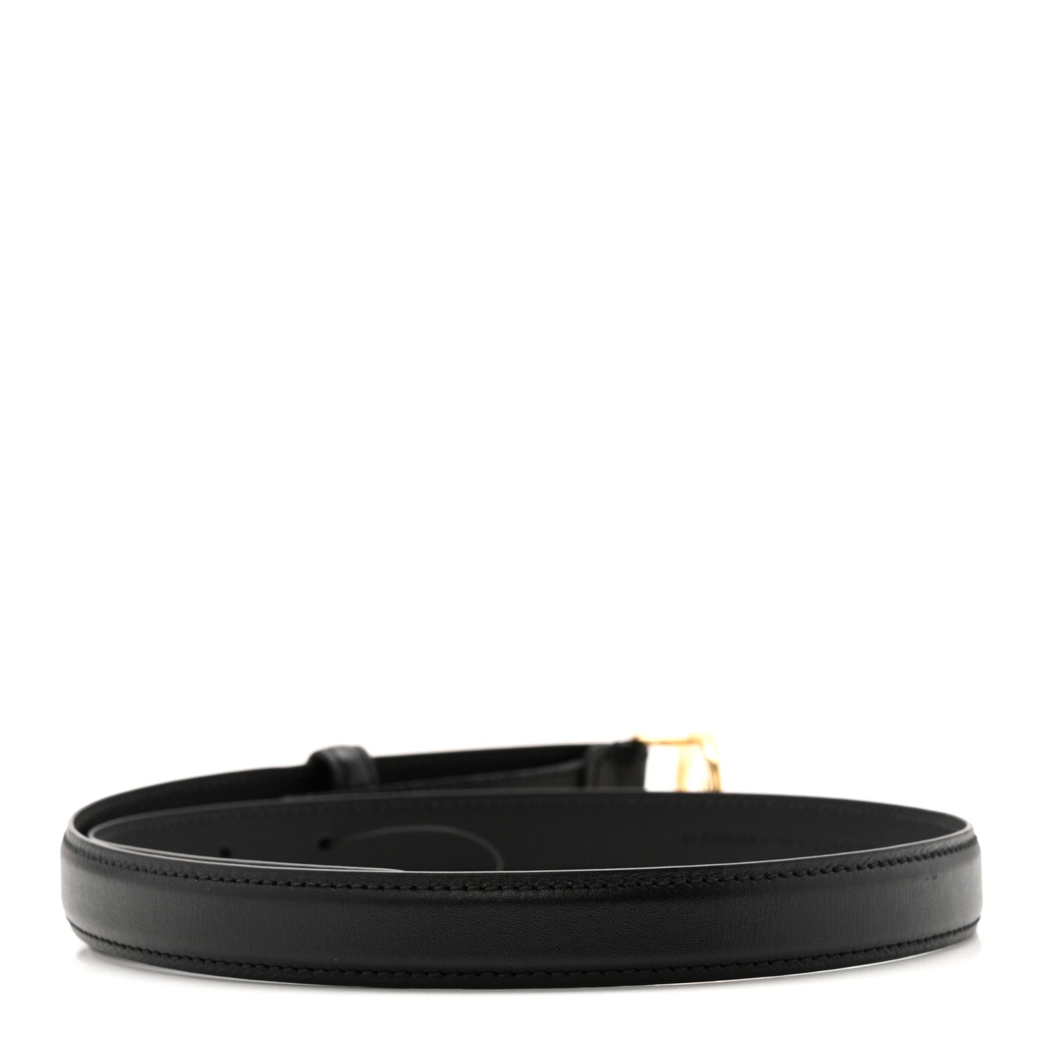 Gucci Ciny Lux Calfskin Blondie 20mm Belt 70 28 Black 3 of 14