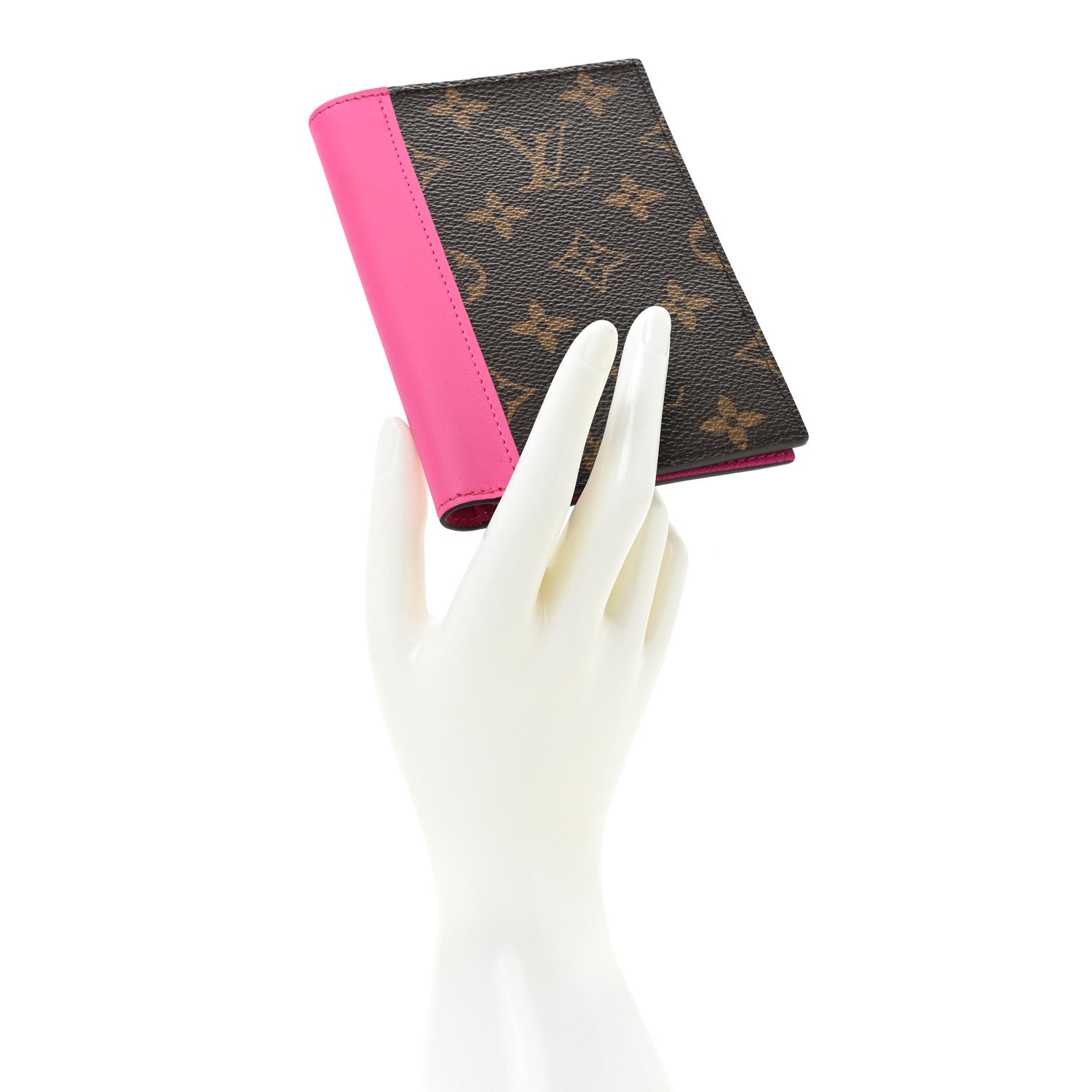 Louis Vuitton Monogram Macassar Passport Cover Fuchsia 2 of 12
