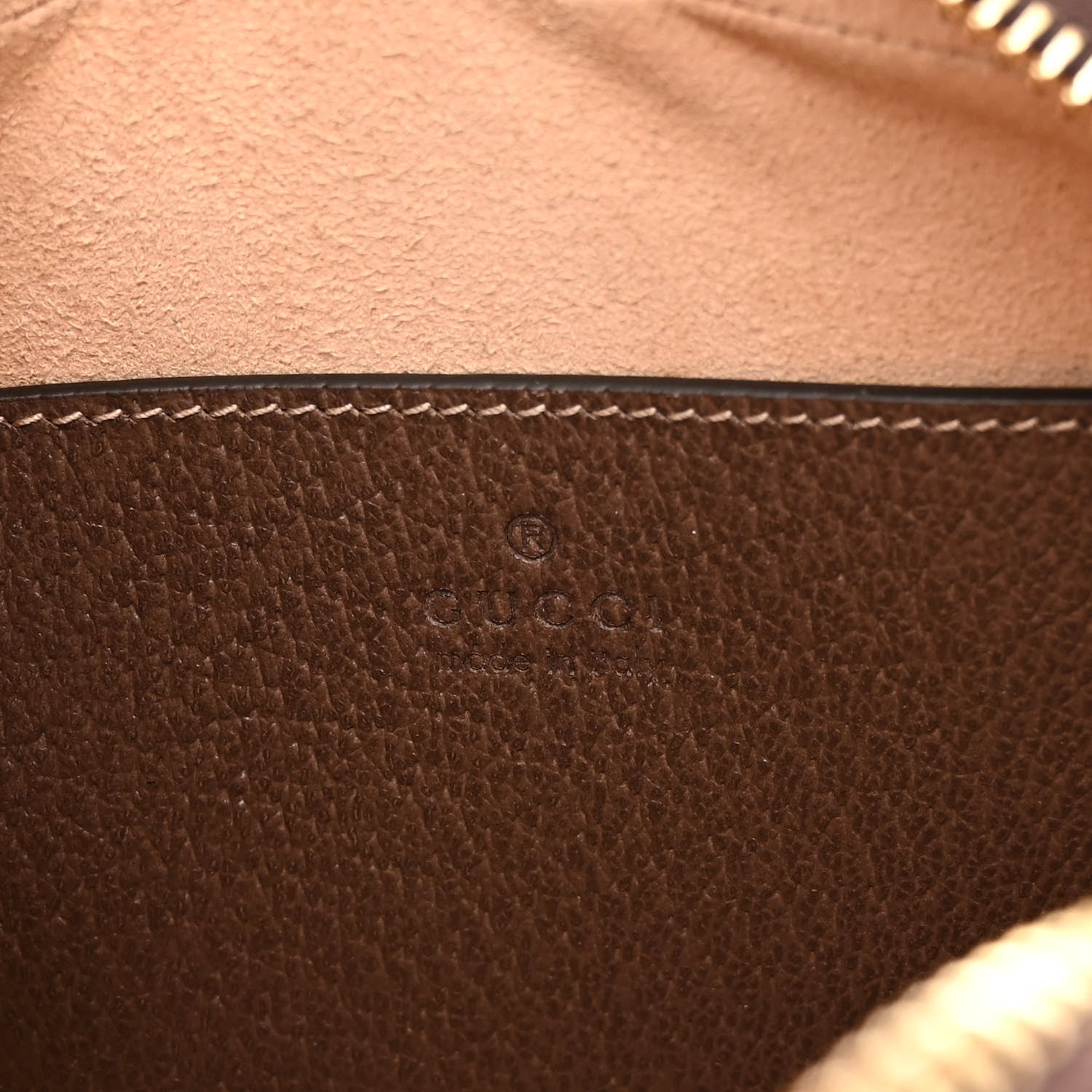 Gucci GG Supreme Monogram Web Mini Ophidia Shoulder Bag Brown 6 of 9