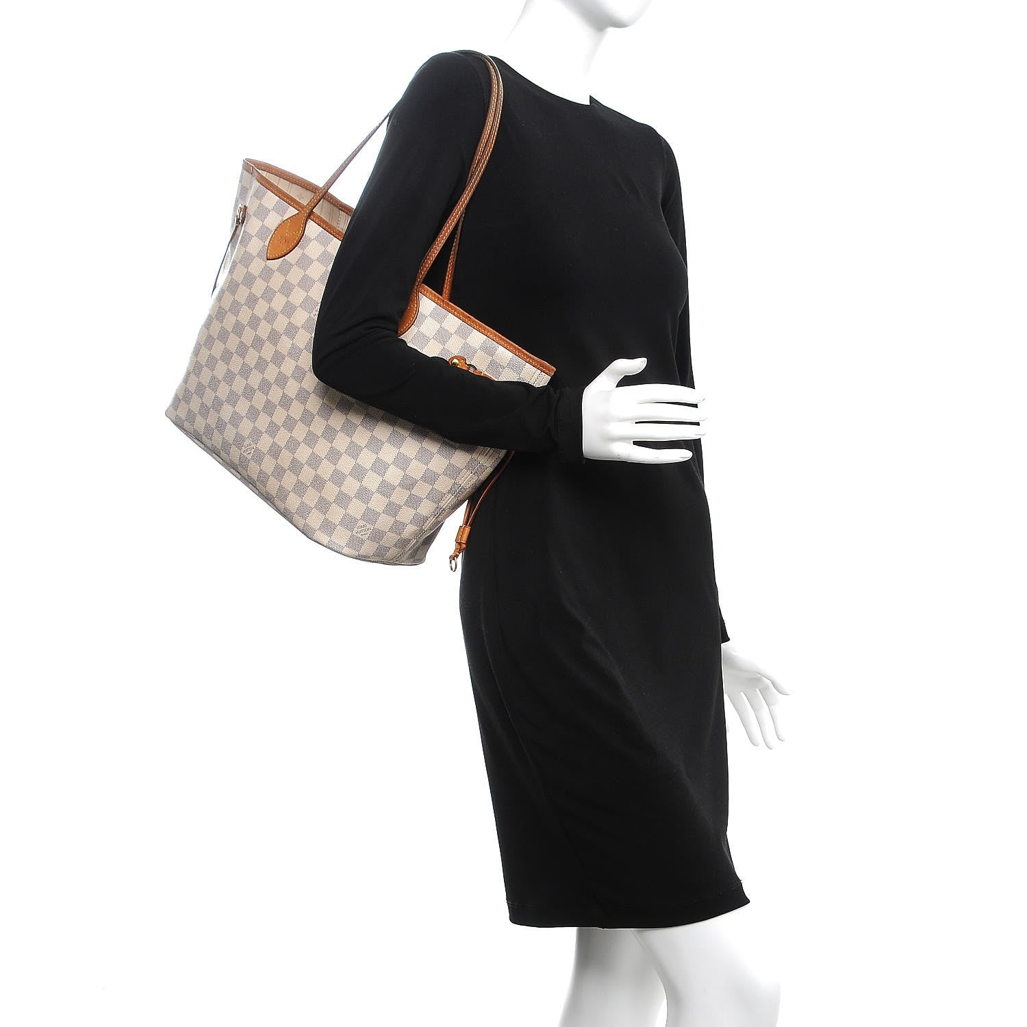 Louis Vuitton Damier Azur Neverfull MM 2 of 15