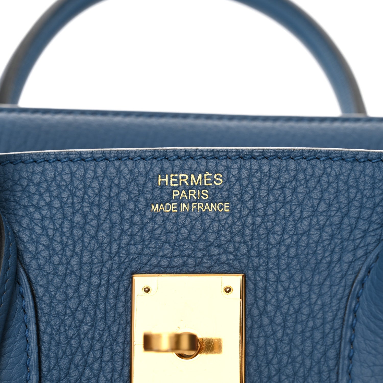 Hermes Togo Birkin 35 Bleu Agate 6 of 10