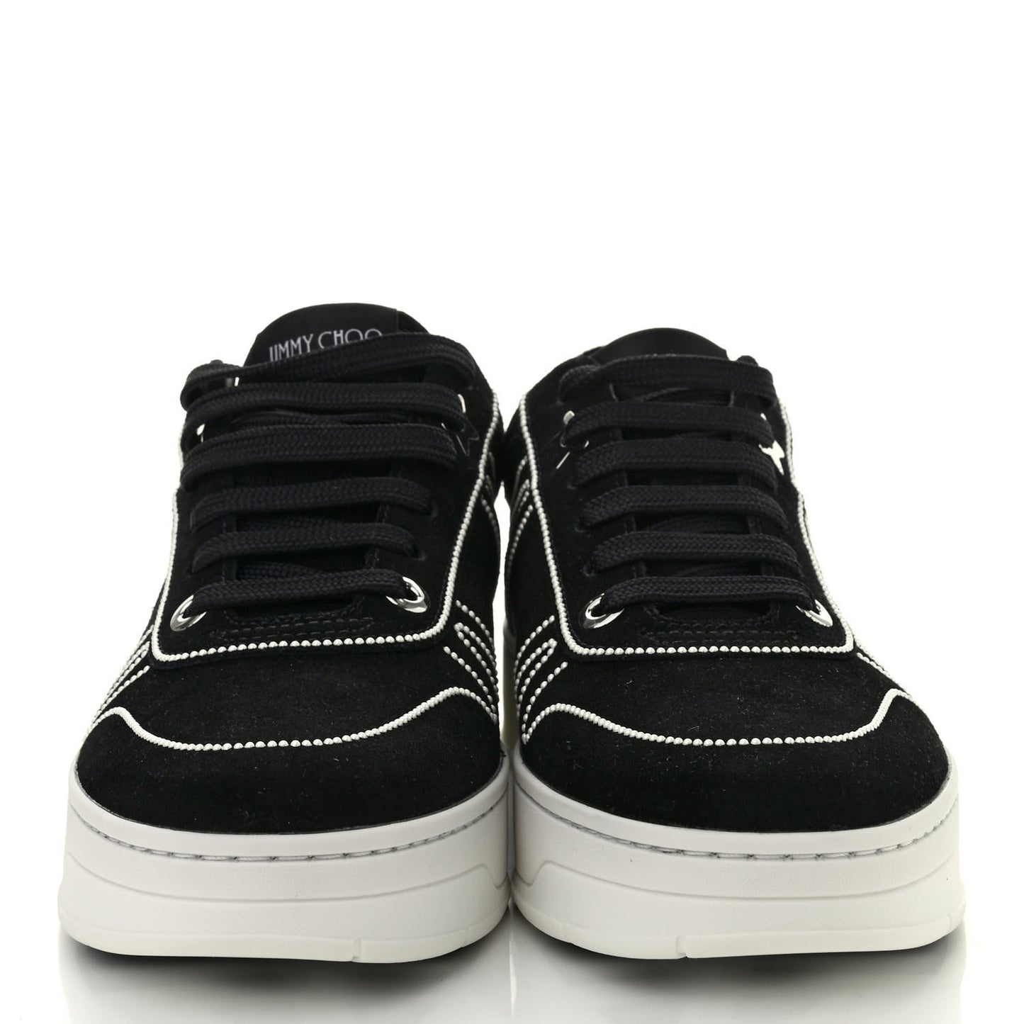 Suede Pearl Embellished Hawaii Low-Top Sneakers 39.5 Black