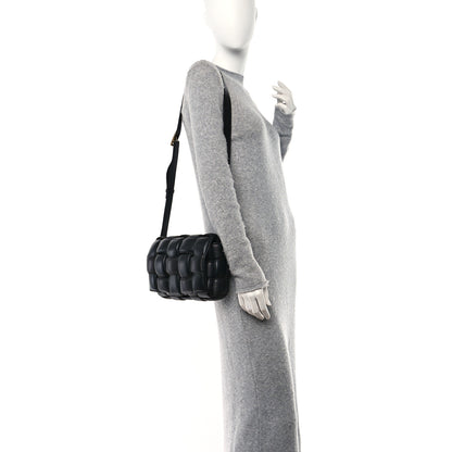Bottega Veneta Nappa Maxi Intreccio Padded Cassette Crossbody Bag Black 2 of 13