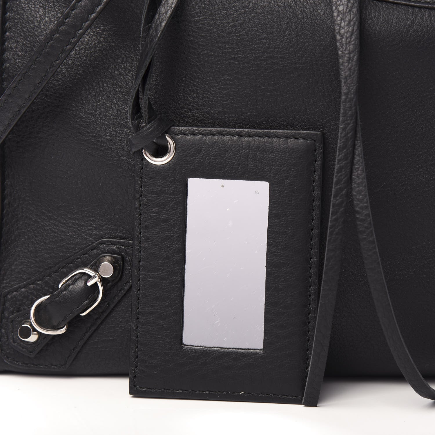 Balenciaga Veau Papier B4 Zip Around Tote Black 11 of 12