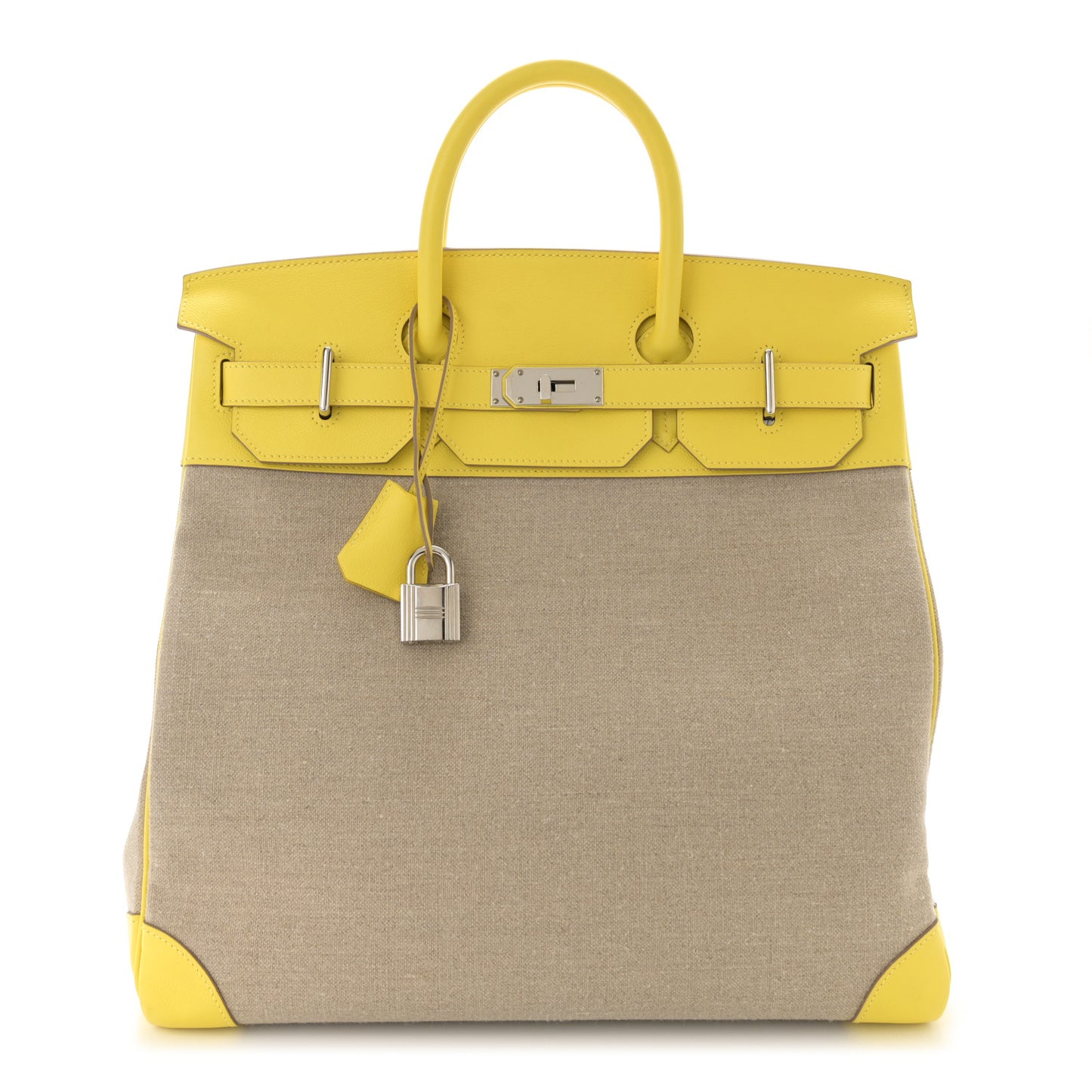 Toile De Camp Evercolor HAC Birkin 40 Ficelle Lime