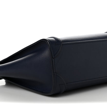 Celine Smooth Calfskin Nano Luggage Ink 6 of 7