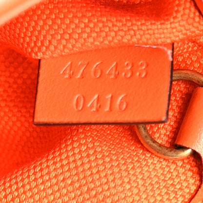 Gucci Shearling Matelasse Super Mini GG Marmont Shoulder Bag Orange 7 of 10