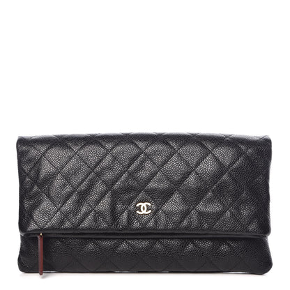 Chanel Caviar Quilted CC Beauty Clutch Black 1 of 11