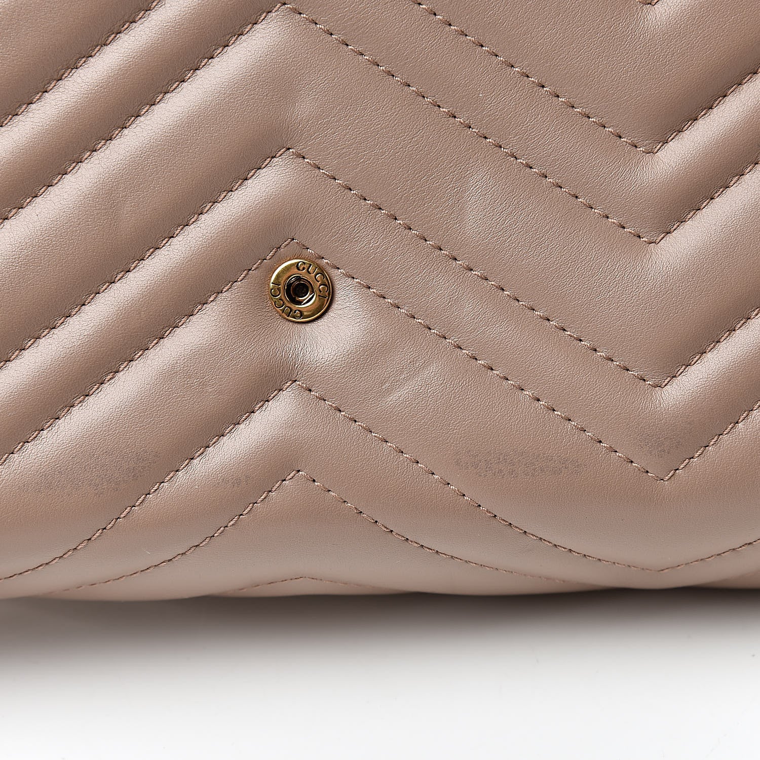 Gucci Calfskin Matelasse GG Marmont Chain Wallet Porcelain Rose 11 of 11
