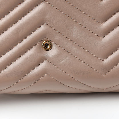 Gucci Calfskin Matelasse GG Marmont Chain Wallet Porcelain Rose 11 of 11