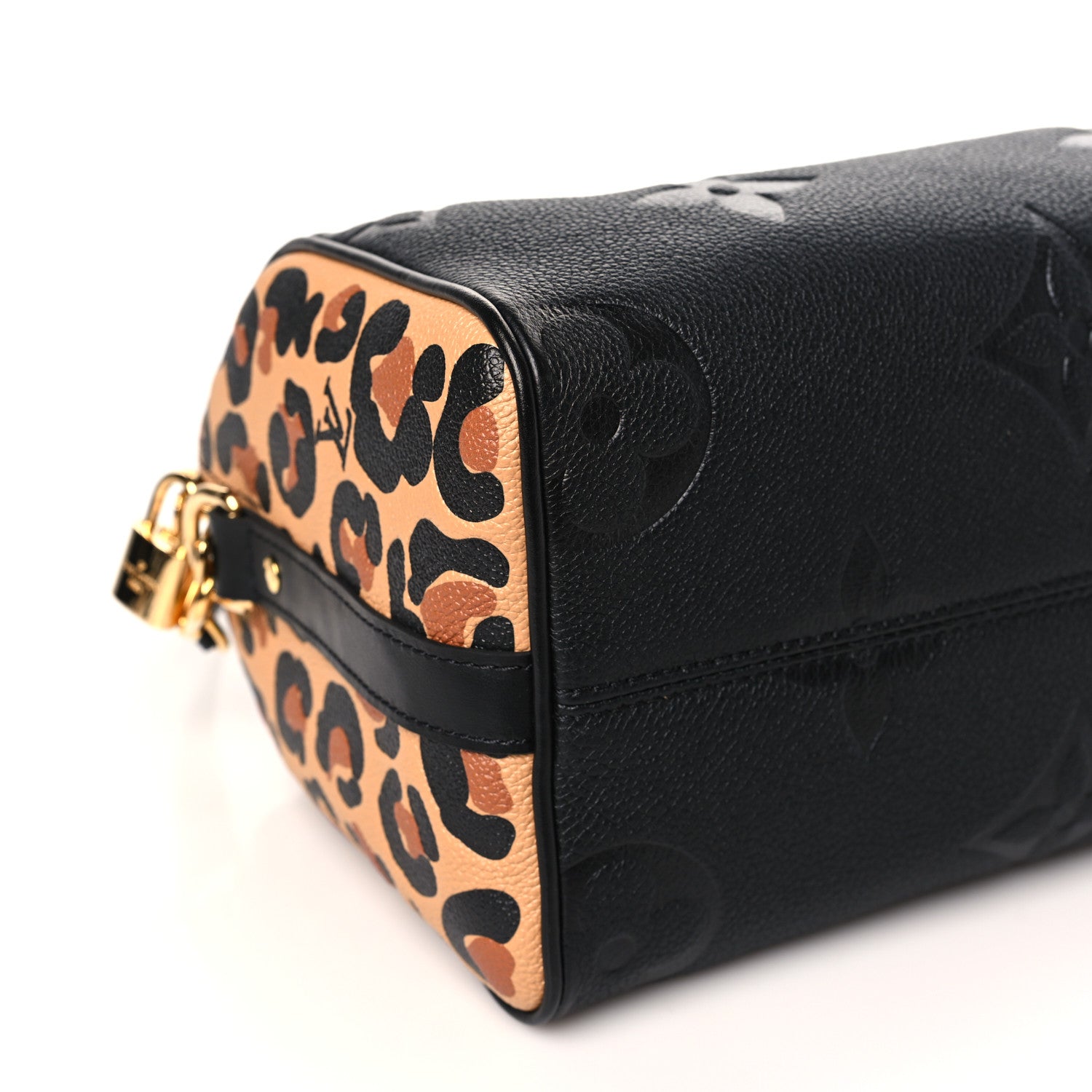 Louis Vuitton Empreinte Monogram Giant Wild At Heart Speedy Bandouliere 25 Black 7 of 8