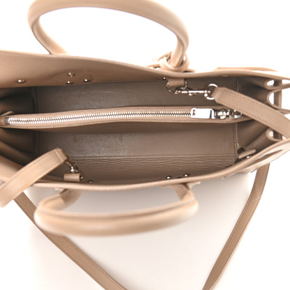 Saint Laurent Grained Calfskin Small Sac De Jour Dark Beige 5 of 10