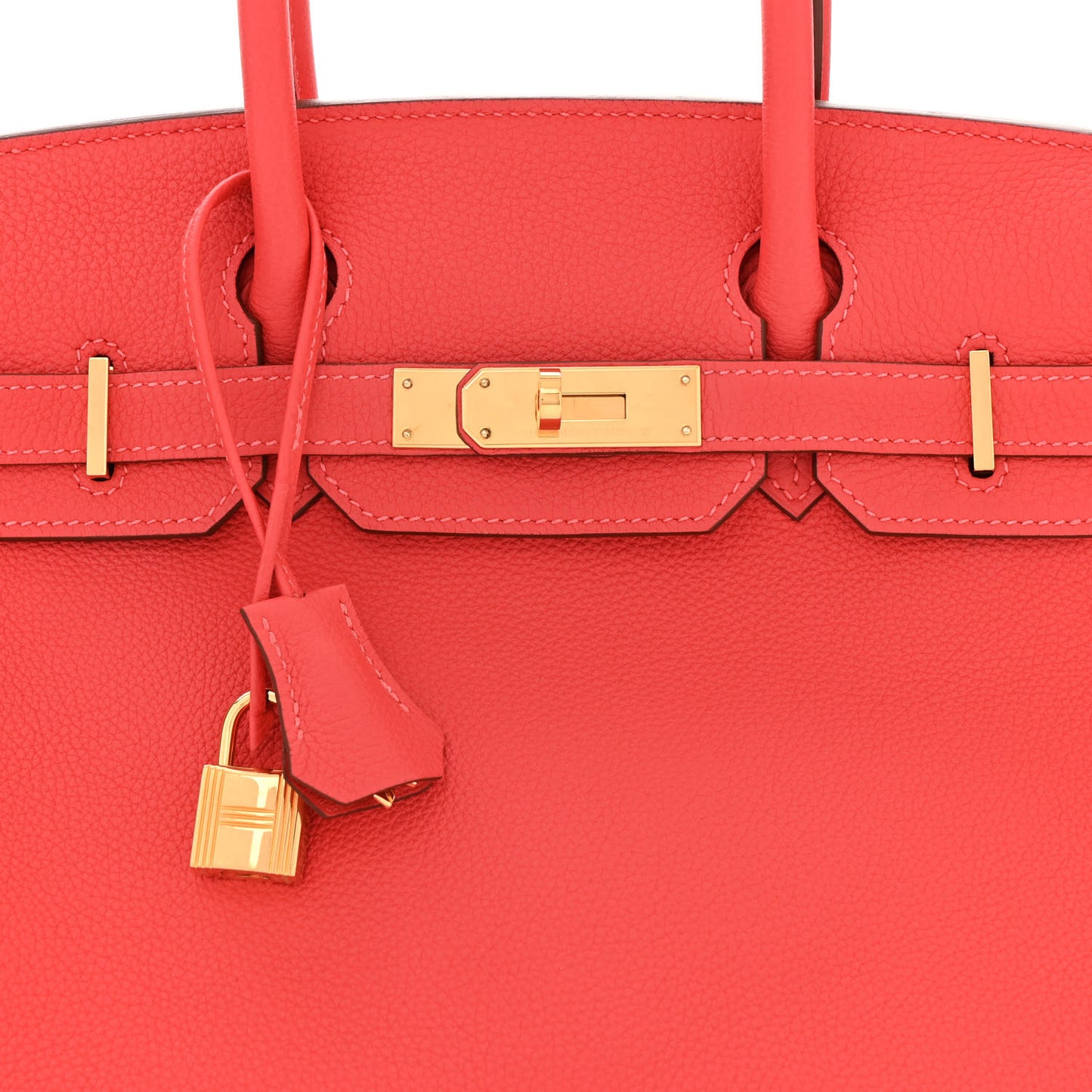 Togo Birkin 30 Rouge Pivoine