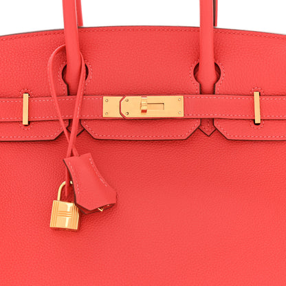 Hermes Togo Birkin 30 Rouge Pivoine 8 of 11
