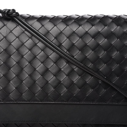 Bottega Veneta Nappa Intrecciato Medium Knot Flap Crossbody Black 10 of 10