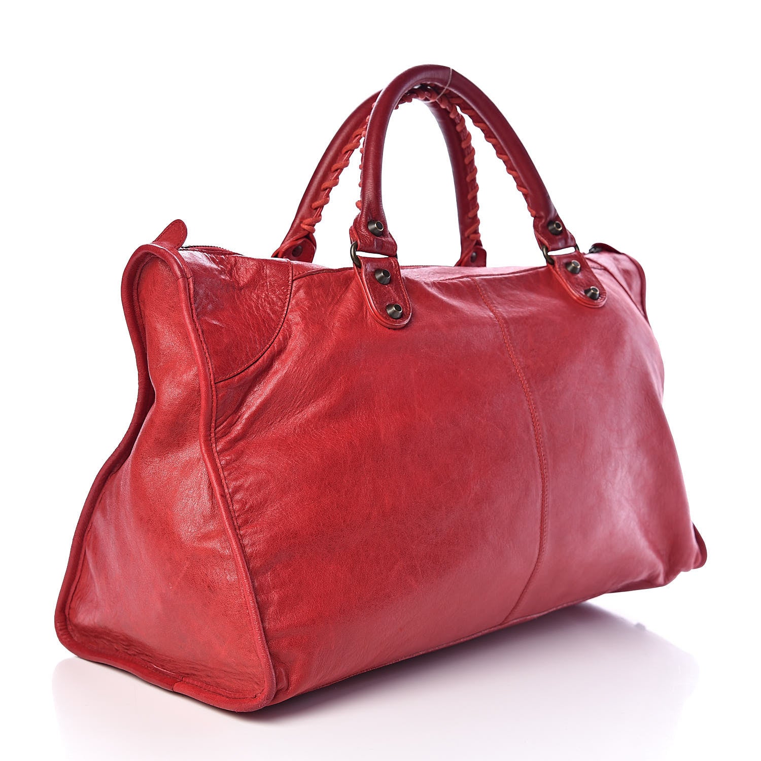Balenciaga Agneau Classic Hardware Work Rouge Vif 3 of 14