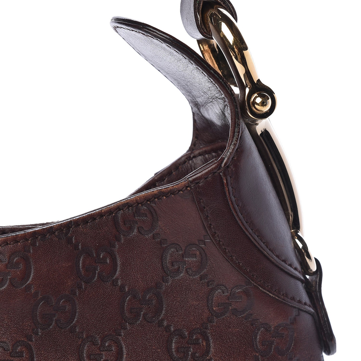Gucci Guccissima Creole Hobo Chocolate 12 of 13