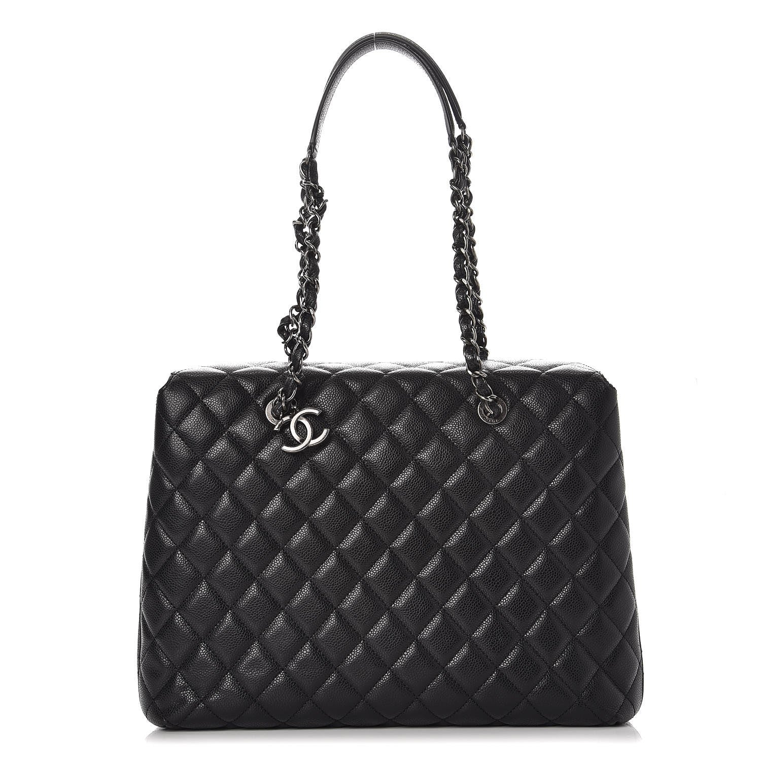 Chanel Caviar Quilted City Shopping Tote Black 1 of 8