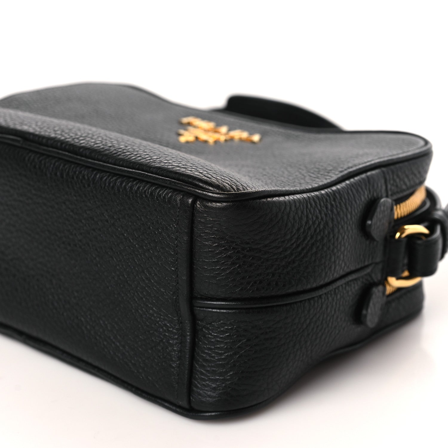 Prada Vitello Phenix Camera Bag Black 10 of 10