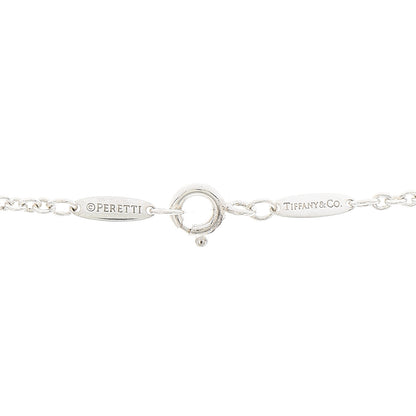 Tiffany Sterling Silver Elsa Peretti Open Heart Lariat Necklace 5 of 6