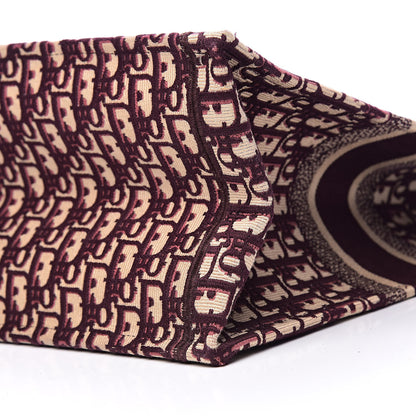 Christian Dior Oblique Large Book Tote Burgundy Multicolor 9 of 10