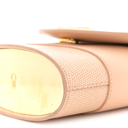 Chloe Calfskin Lizard Embossed Small Aby Lock Delicate Pink 10 of 11