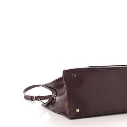 Balenciaga Calfskin Padlock Work S Bag Rouge Acajou 8 of 10