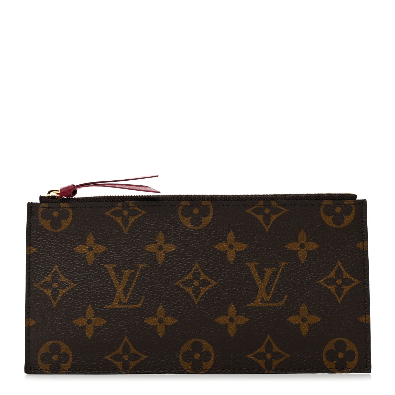 Louis Vuitton Monogram Felicie Chain Wallet Zippered Insert Fuchsia 1 of 6
