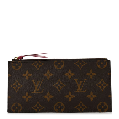 Louis Vuitton Monogram Felicie Chain Wallet Zippered Insert Fuchsia 1 of 6
