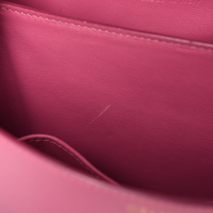 Celine Smooth Calfskin Medium Classic Box Flap Bag Pink 17 of 42