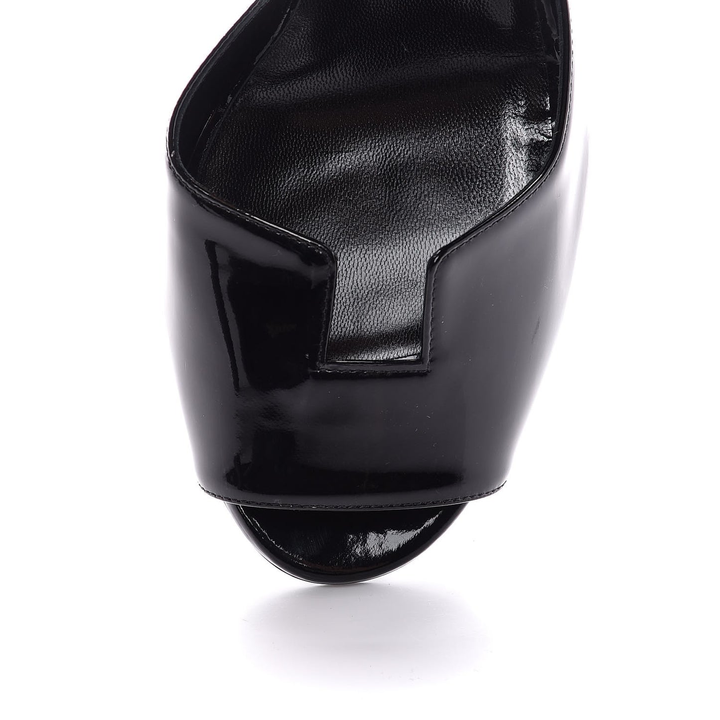 Patent Calfskin Madison 90 Sandals 37.5 Black