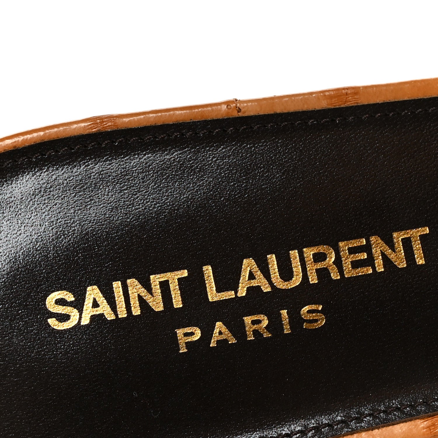 Saint Laurent Panelli Anguilla Tribute 05 Slide Sandals 41 Brave Beige 8 of 10