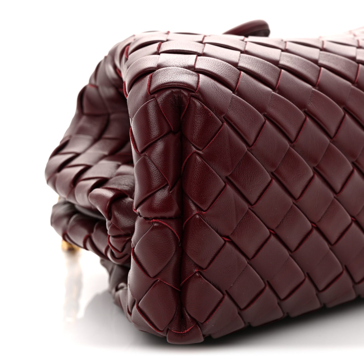 Nappa Intrecciato Teen The Lauren 1980 Clutch With Chain  Barolo