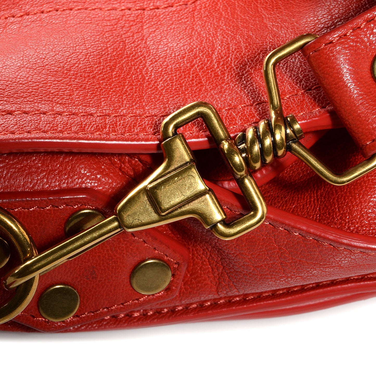 Lambskin PS1 Large Satchel Poppy
