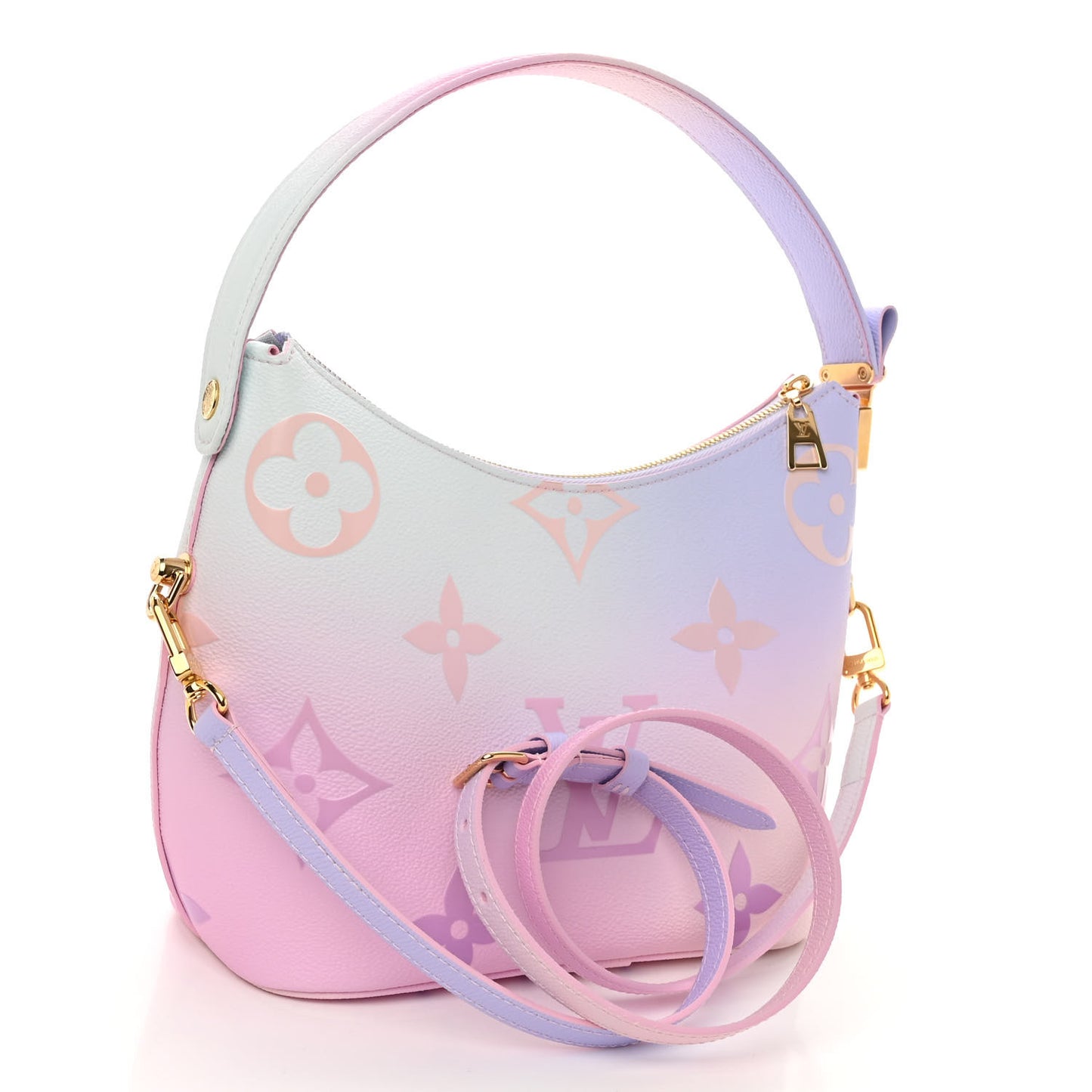 Monogram Giant Spring In The City Marshmallow Hobo PM Sunrise Pastel