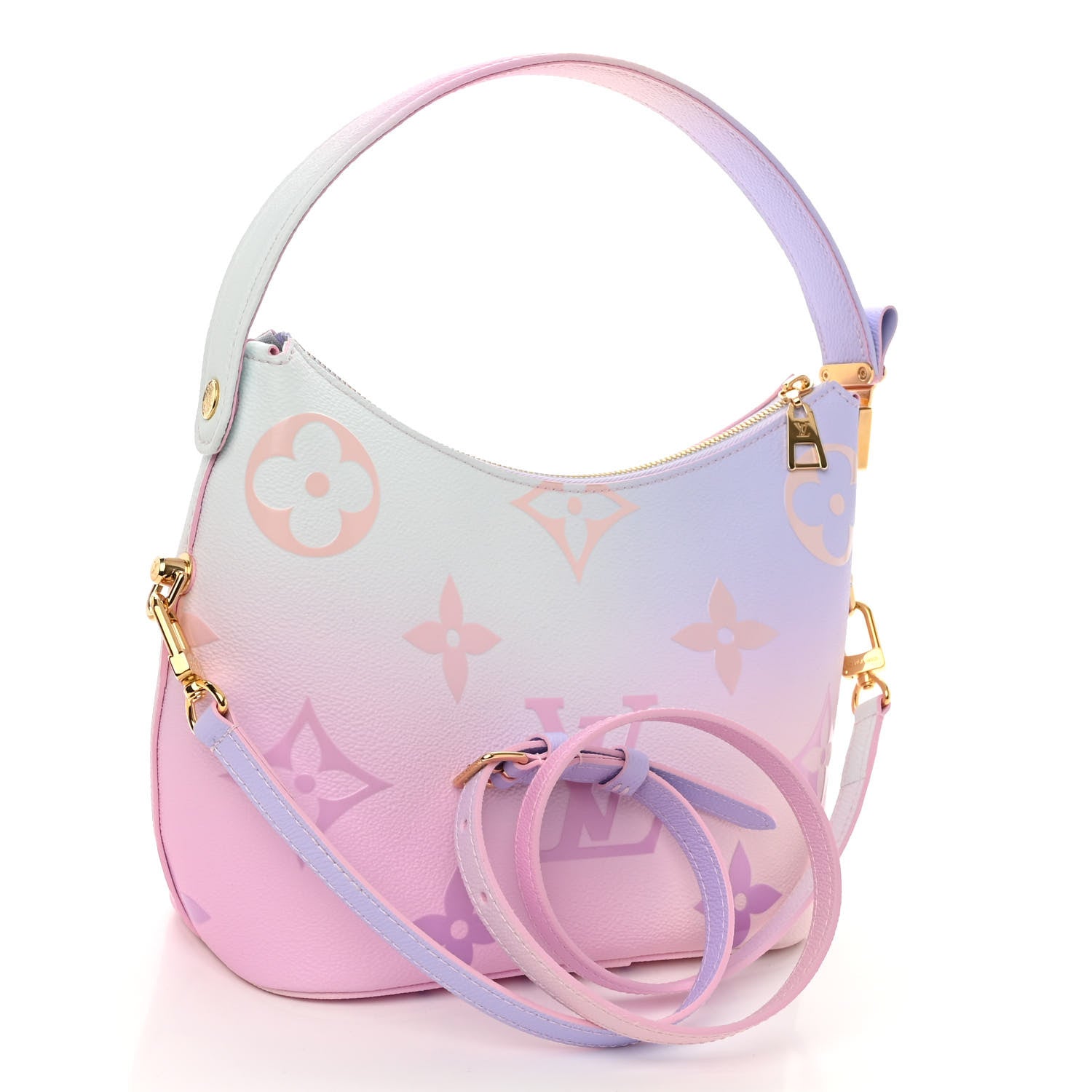 Louis Vuitton Monogram Giant Spring In The City Marshmallow Hobo PM Sunrise Pastel 3 of 9