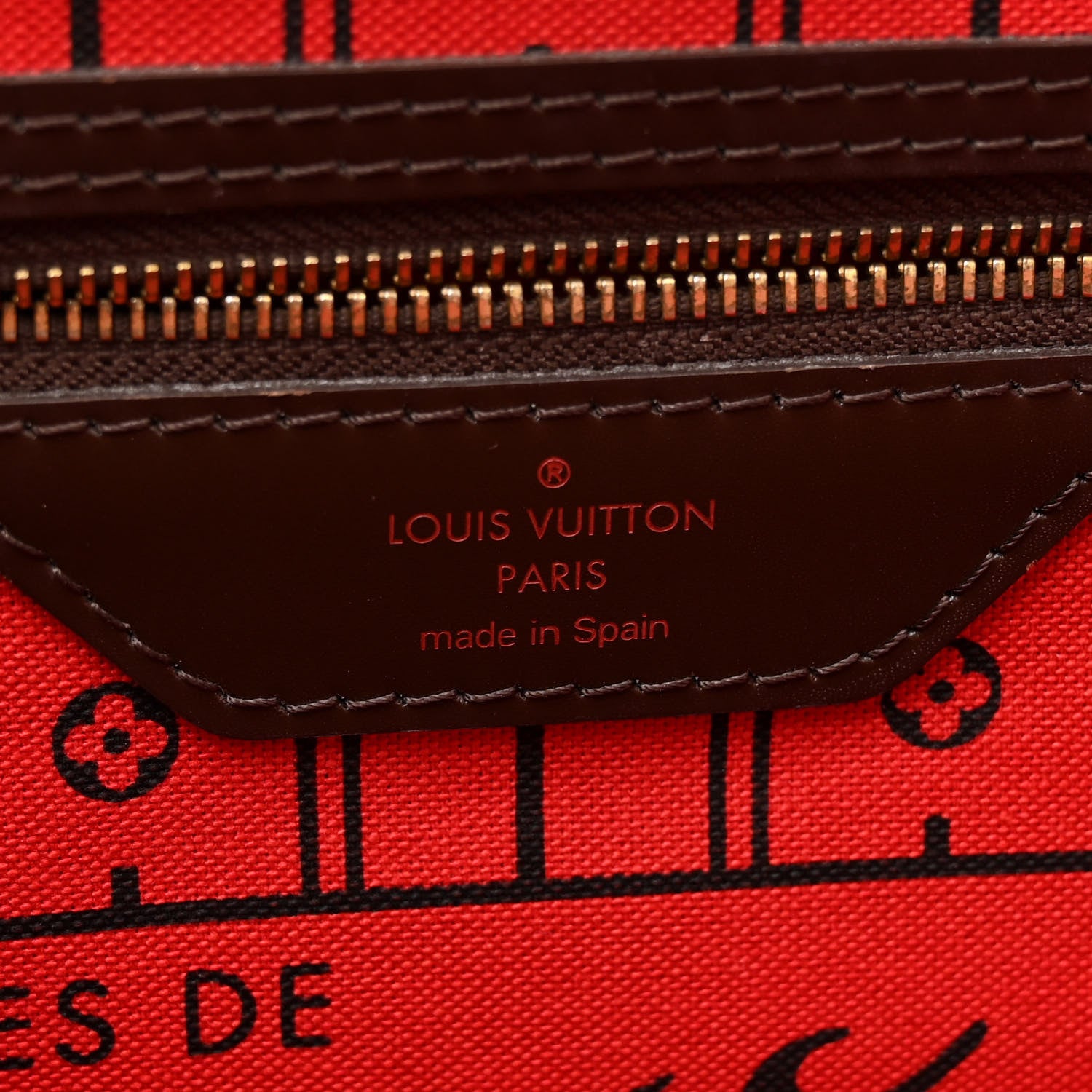 Louis Vuitton Damier Ebene Neverfull MM 6 of 12